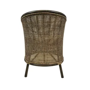 CR Havana Natural Rattan Tub Chair with Cushion thumbnail 6