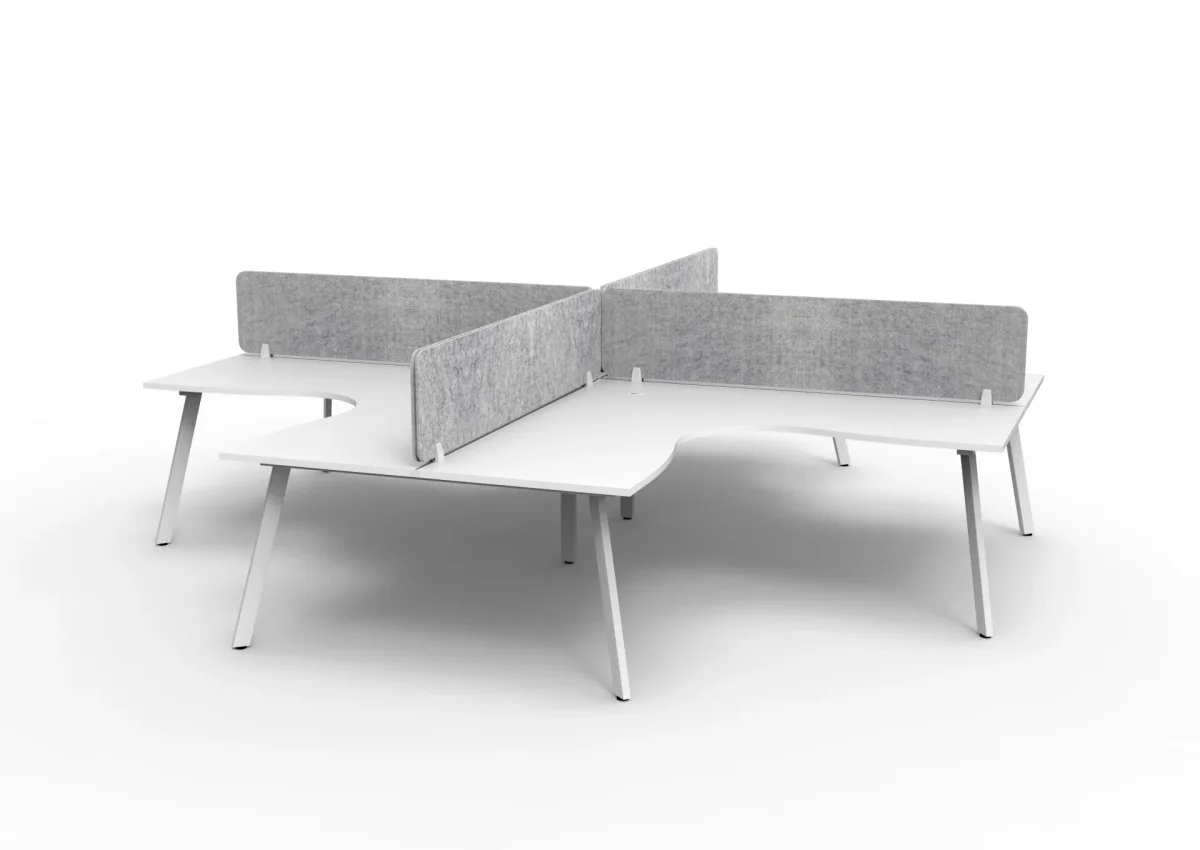 RL Eternity Workstation for 4 Users with Eco Panel Screen