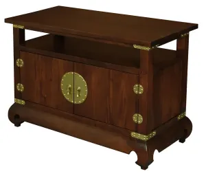 CT Dynasty Solid Timber 2 Door TV Unit thumbnail 4