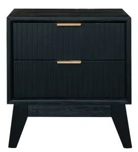 VI Ella Solid Timber 2 Drawer Bedside thumbnail 1