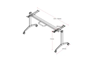 RL Flip Top Metal Table Frame thumbnail 5