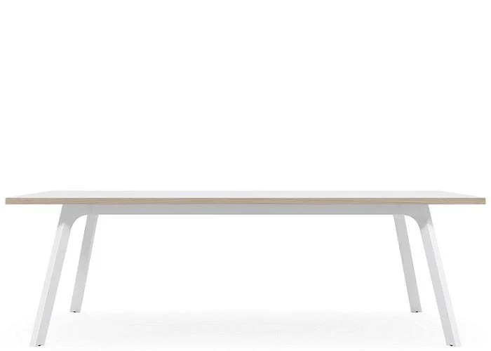 DD Toro Boardroom Table with Metal Base thumbnail 2