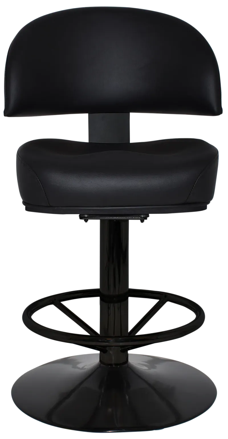 EZ GAMING STOOL MACAU DISC BLACK