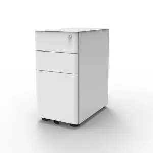 RL Eternity Slimline 2 Lockable Drawer 1 Filing Drawer Mobile Pedestal thumbnail 4
