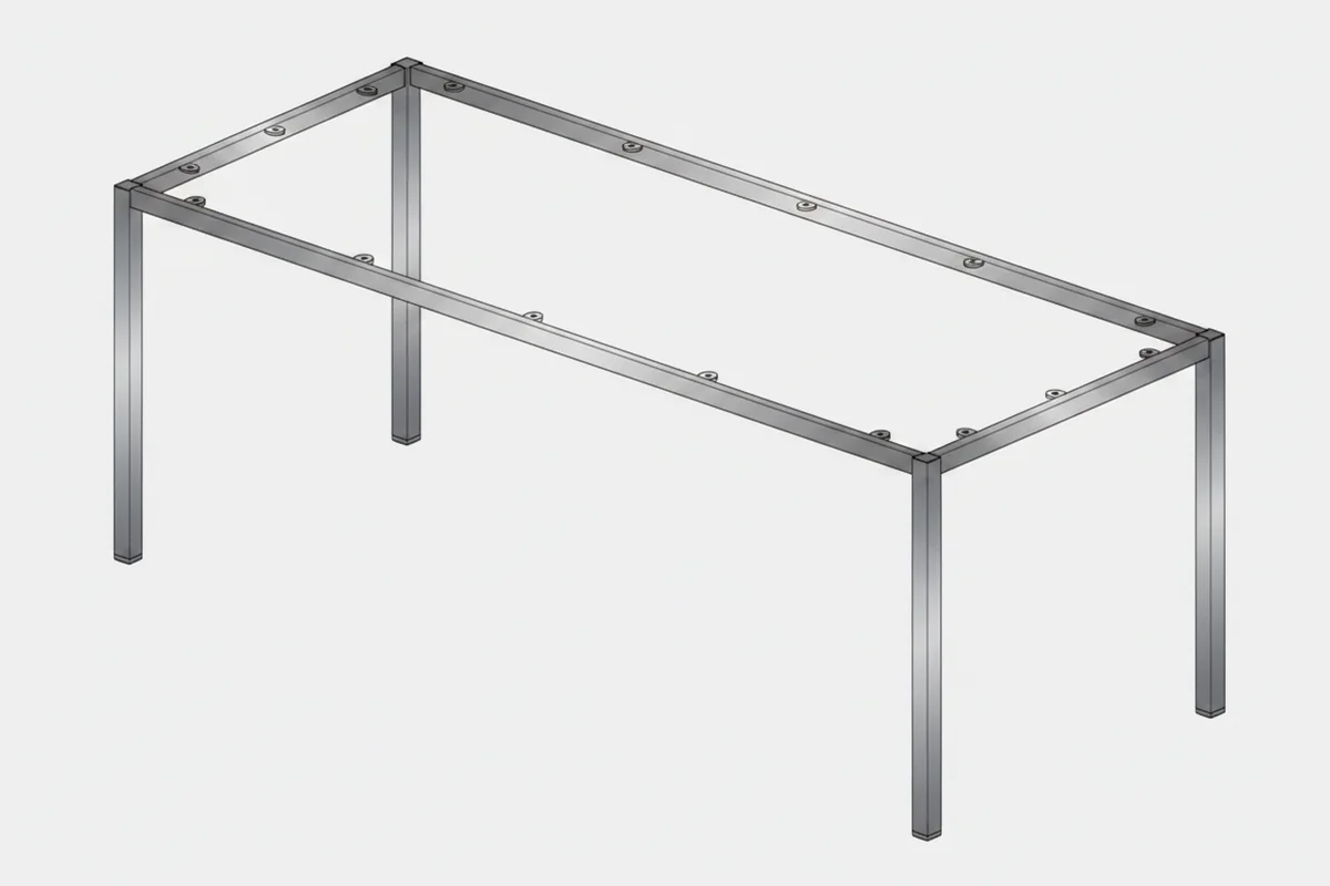 DD CC Plus Metal Frame for Custom Made Table Frame