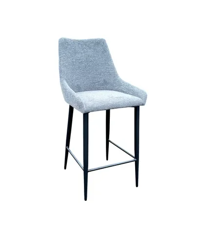 MD Bronte Bar Stool - Grey & Onyx