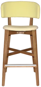 EZ STOOL TORINO BLACK - UNUPHOLSTERED (BACK & SEAT) thumbnail 5