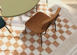 FL Tiramisu Velvet Upholstered Black Leg Brass Tip Hospitality Function Chair thumbnail 6