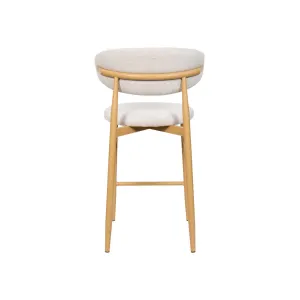 VI Louis Fabric Upholstered Metal Leg Bar Stool thumbnail 11