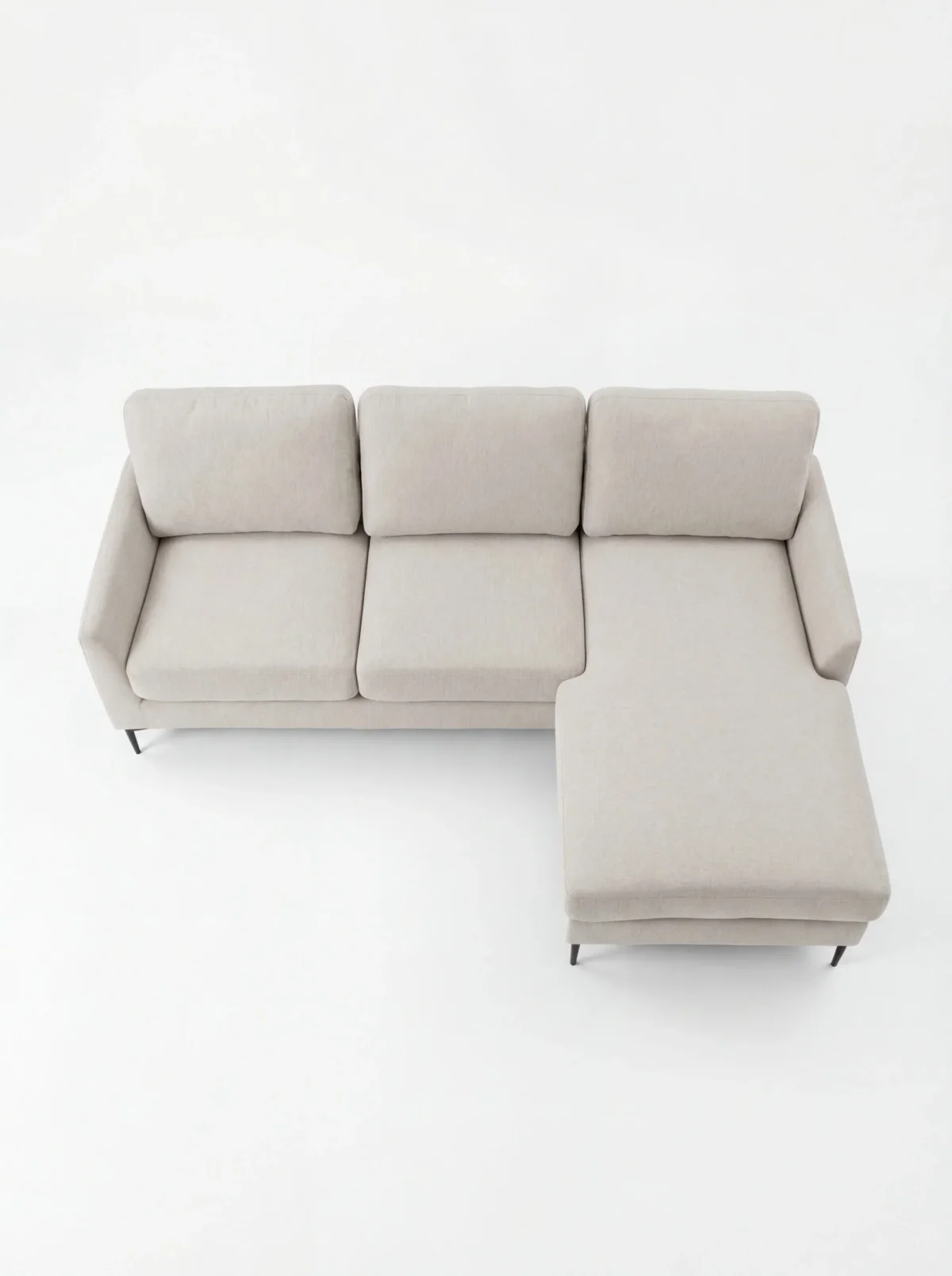 BT Luca Fabric Upholstered Reversible Chaise Sofa