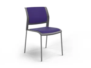 OL Game Fabric Upholstered Charcoal Shell Breakout Chair -4 Legs thumbnail 19