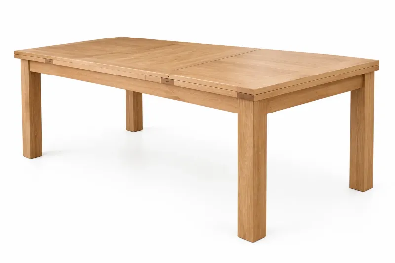 MD Moni Extendable Dining Table Solid Timber