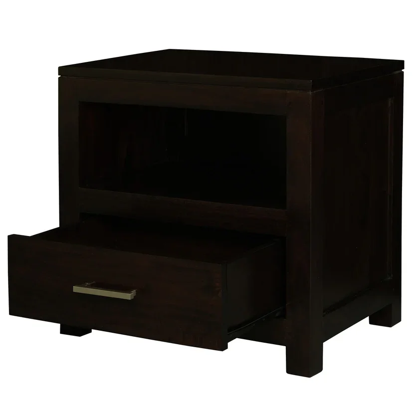 CT Paris Solid Timber 1 Drawer Lamp Table