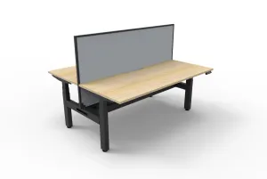 RL Boost+ Height Adjustable 2 User Back to Back Workstation with SHUSH30 Screen thumbnail 8
