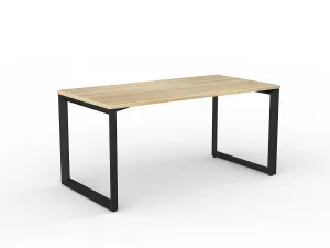OL Anvil Straight Desk – Oak Top with White Frame thumbnail 20