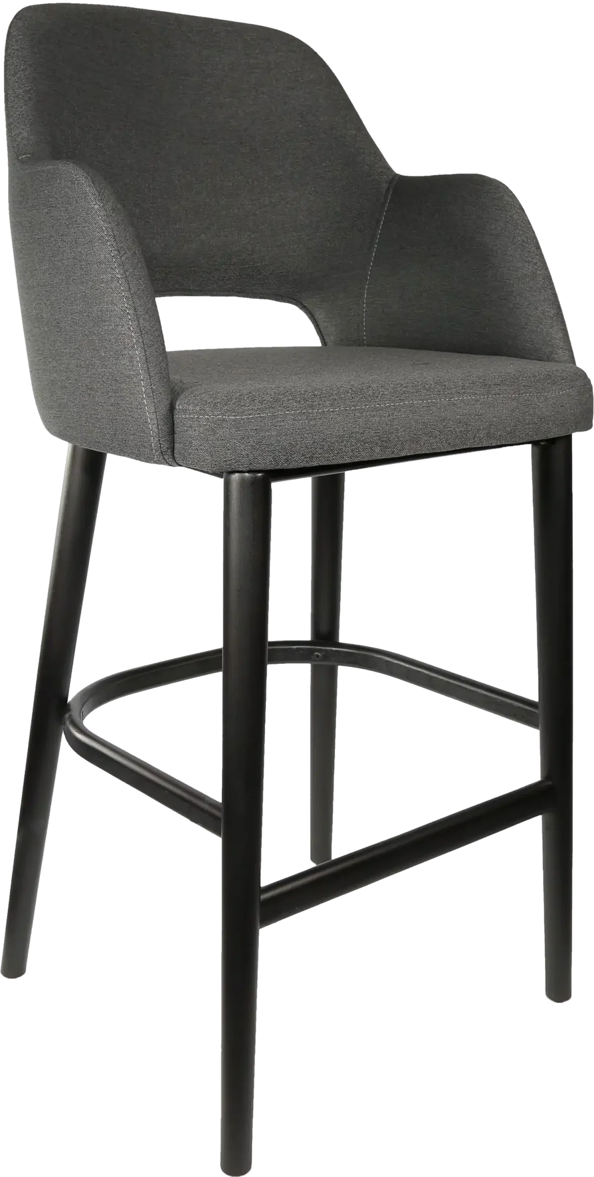 FL Sorbet Fabric Upholstered Timber Legs Hospitality Barstool