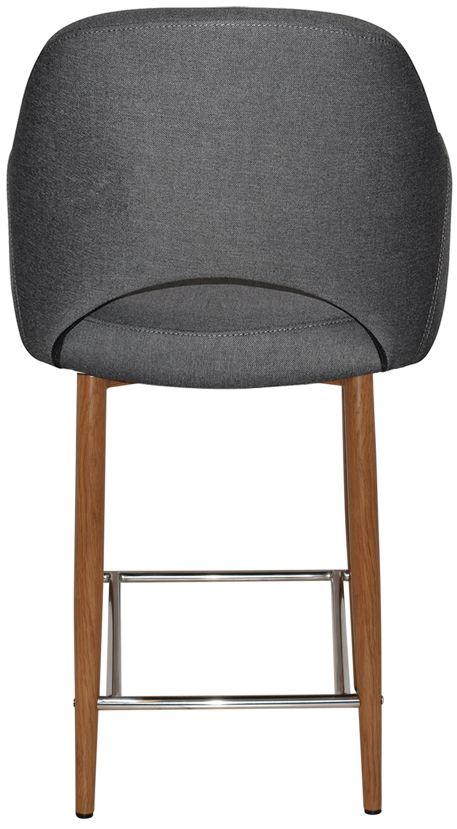 EZ Albury Upholstered Barstool with Light Oak Legs
