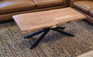VI Elba Solid Timber Metal Legs Coffee Table thumbnail 2