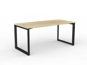 OL Anvil Straight Desk – Oak Top with White Frame thumbnail 22