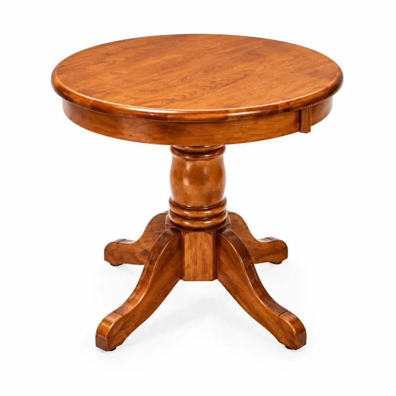 MA Jaguar Timber Pedestal Base Lamp Table