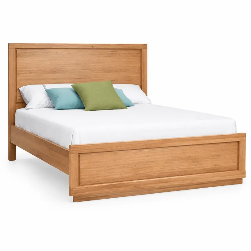 MD Moni Solid Timber Bed in Natural Finish