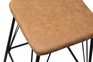 BT Bayou PU Upholstered Seat Metal Base Counter Stool thumbnail 2