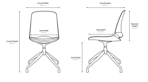OL Vista Pivot Fully Upholstered Swivel Chair thumbnail 4