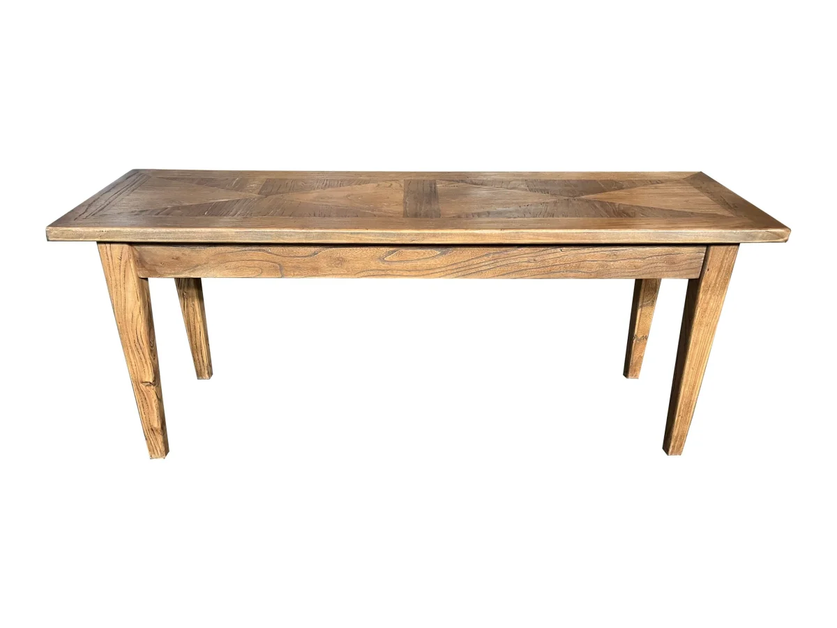 MF Parquetry Recycled Elm Timber Dining Bench