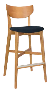 EZ Rialto Light Oak Stained Solid Timber Framed Barstool thumbnail 9