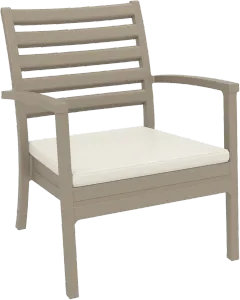 FL Artemis Hospitality Outdoor Armchair with Seat Cushion thumbnail 9