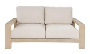 VI Marrakesh Solid Timber 2 Seater Shaded Outdoor Lounge with Cushion thumbnail 4