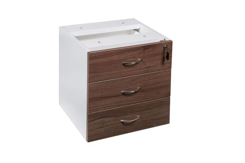 GP Office Fixed Desk Pedestal with 3 Drawers - Casnan