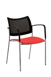 GP Element Upholstered Fabric Seat with Arms & Mesh Back thumbnail 4