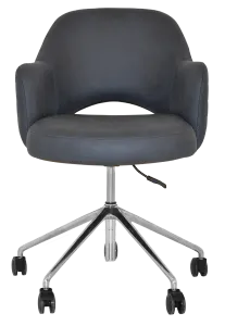 EZ ARM CHAIR ALBURY CASTOR V2 POLISHED ALUM thumbnail 6