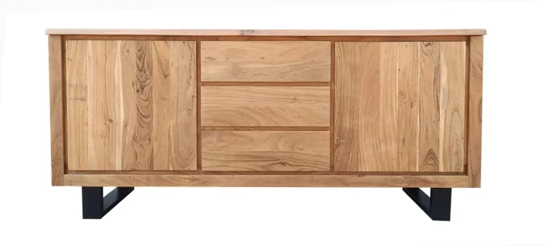 VI Elba Solid Timber 2 Door 3 Drawer Buffet