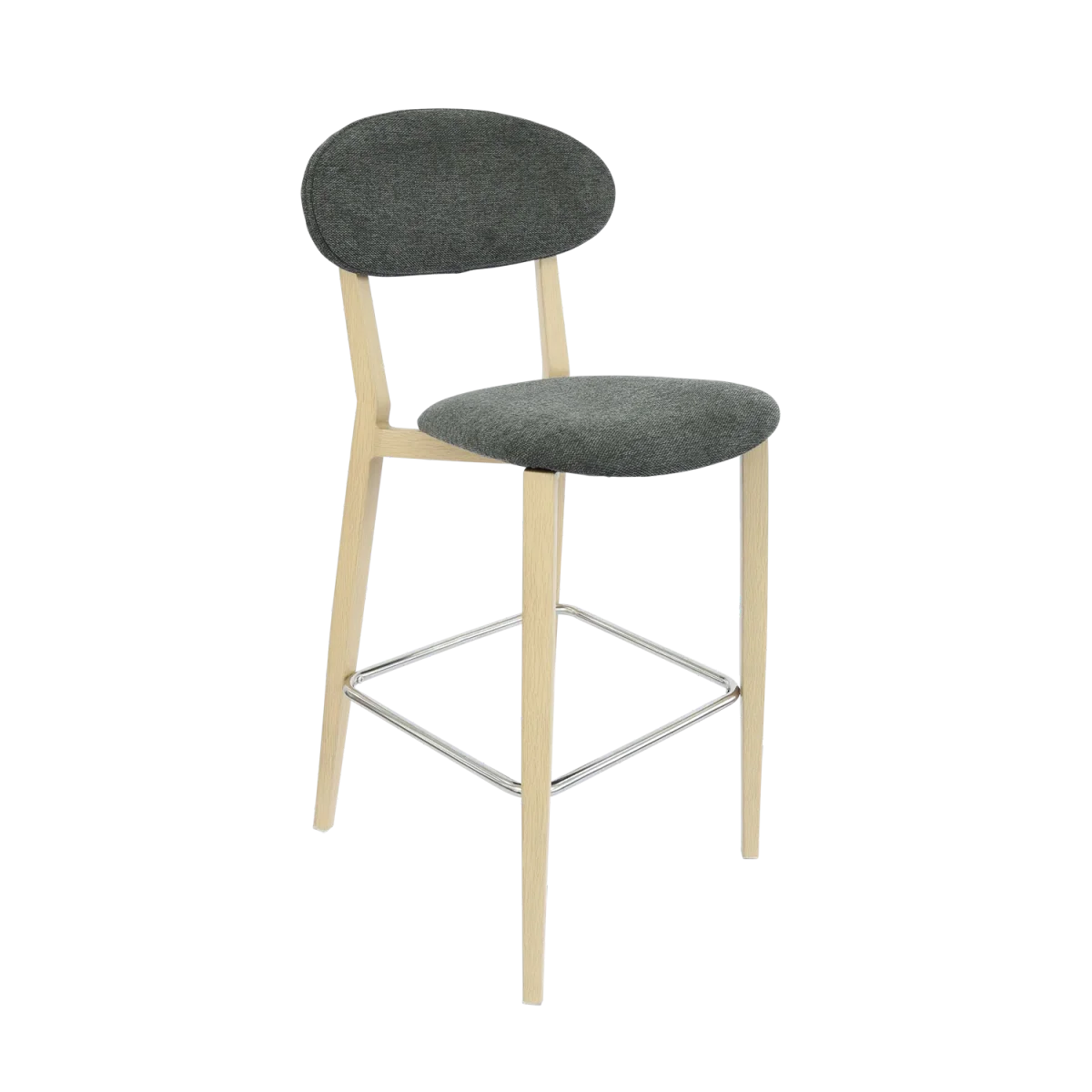 FL Atlanta Upholstered Aluminium Frame Hospitality Barstool