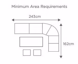 VI Chios Wicker Weaving 7 Seater Outdoor Modular Sofa Set thumbnail 2