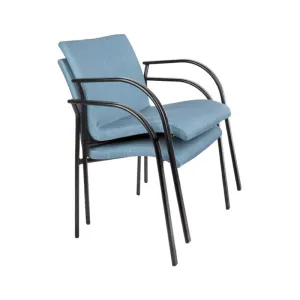 MA Diplomat Upholstered Stackable Visitor Armchair thumbnail 2