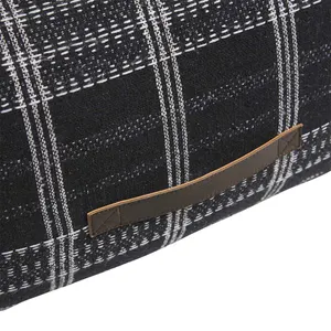 SH Houston Fabric Upholstered Square Ottoman thumbnail 2
