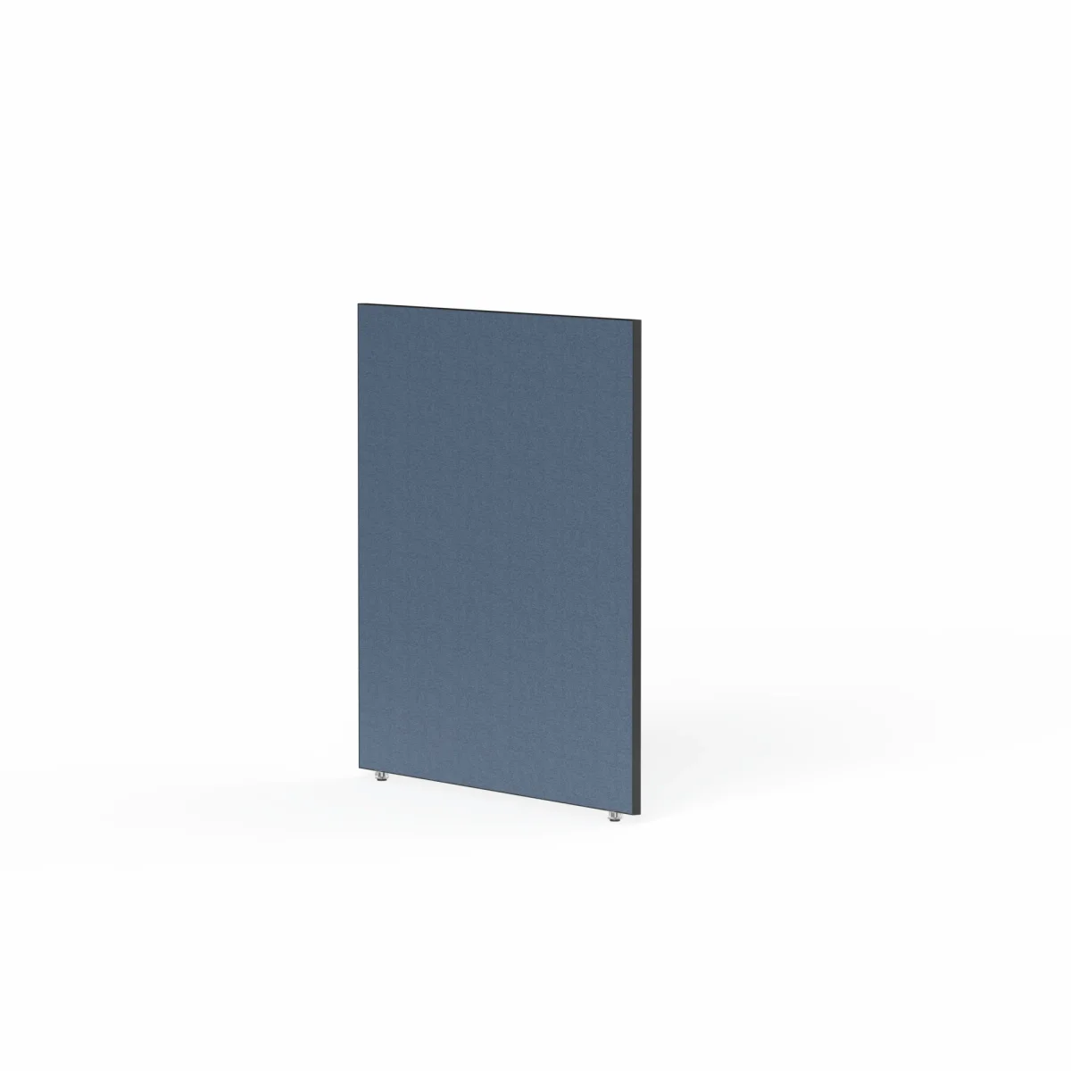OL Edge25 Floor Mounted Desk Screen - Black Frame