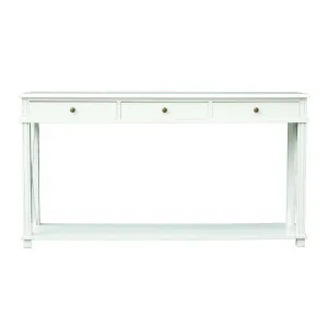 SH Mateo Solid Timber 3 Drawer Console Table thumbnail 4
