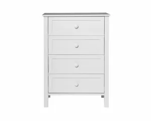 VI Jesse Solid Timber 4 Drawer Tallboy thumbnail 2