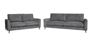VI Alex Fabric 3S+2S Sofa Set, Anthraccite thumbnail 2
