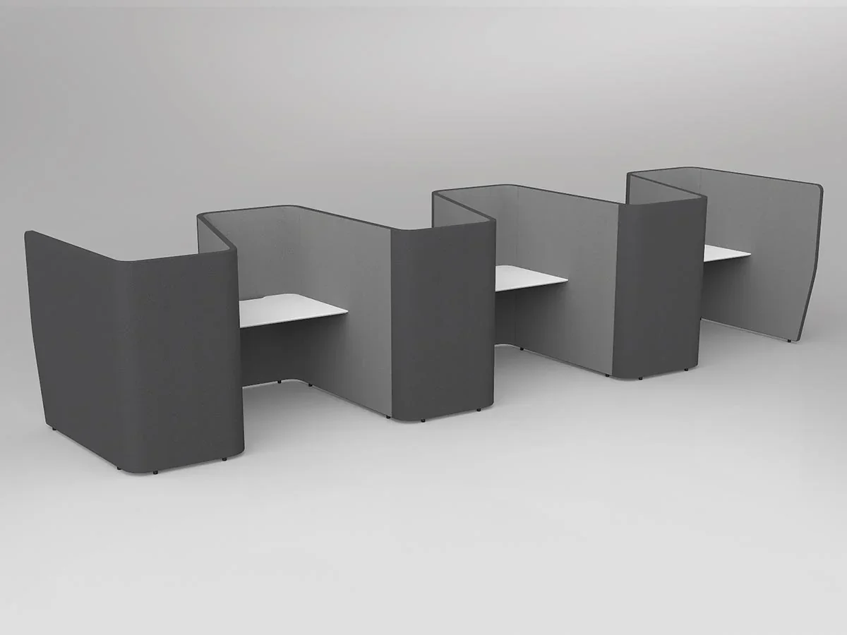 OL Motion Zip 6 User Desk Based Space