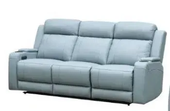 EL Bosra 3 Seater Electric Recliner Lounge with 2 Power Points