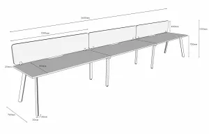 RL Eternity Single Sided Workstation with SHUSH30 Screen thumbnail 5