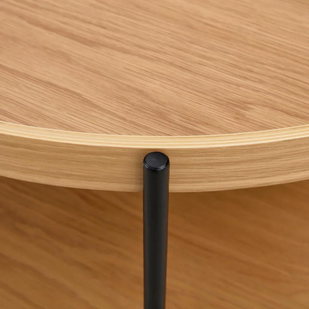 BT Giorgio Round Coffee Table with Shelf