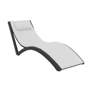 FL Slim Hospitality Stackable Sunlounger with Cushion & Pillow thumbnail 17