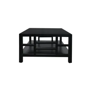 CR Evan Solid Timber Coffee Table with Shelf thumbnail 6