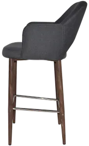 EZ STOOL ALBURY ARM 750 METAL LIGHT WALNUT thumbnail 3